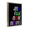 Stupell Industries Just Five Minutes Gamer Buttons Floating Frame, design by Kim Allen